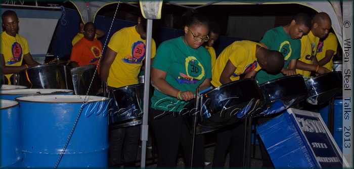 CASYM Steel Orchestra at Harmonys 2013 Yard Opening