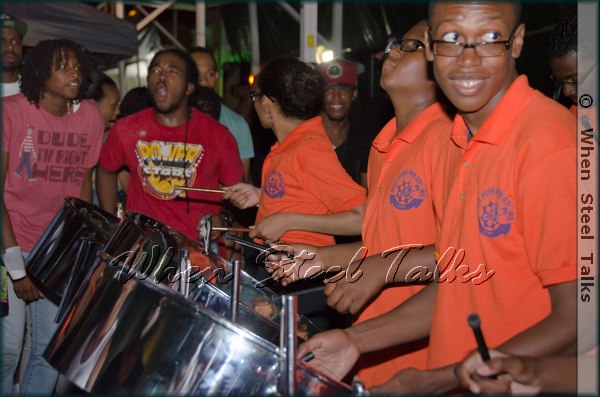 New York Pan Stars Steel Orchestra performs
