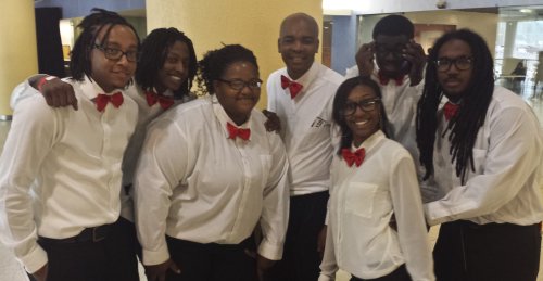 Members of the Brooklyn Orchestra at the audition