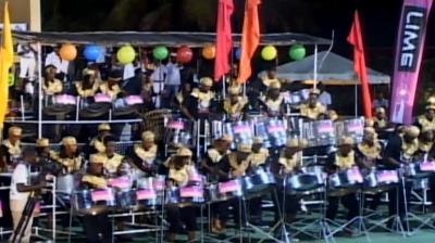 Commancheros Steel Orchestra play their way to a joint championship in the 2014 Grenada National Panorama