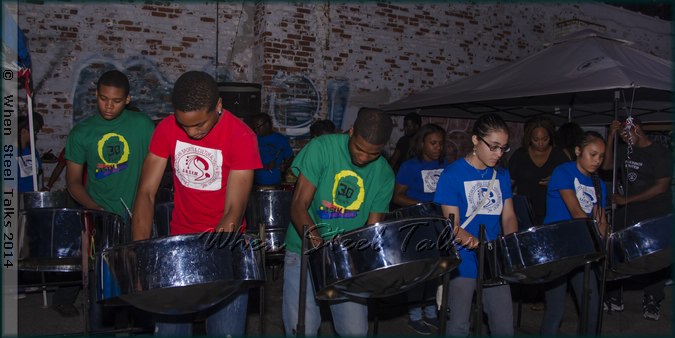 CASYM Steel Orchestra performs at Sonatas’ 2014 band launch