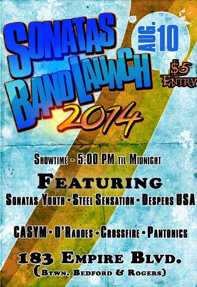 Sonatas 2014 Band Launch flyer