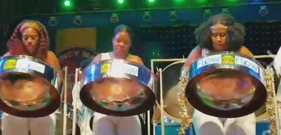 Sion Hill Euphonium Steel Orchestra during their winning 2016 performance