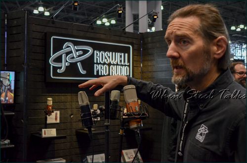 Matthew McGlynn of Roswell Pro Audio speaks to WST at the 145th AES convention in New York