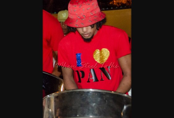 Aliandre Maraj of Despers USA Steel Orchestra