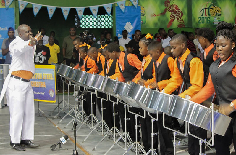 GBTI Buxton Pride Steel Orchestra of Guyana, conducted by Fitzroy E. Younge (Rollo)