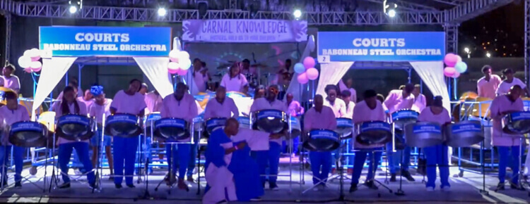 Babonneau Steel Orchestra at the 2022 St. Lucia Panorama