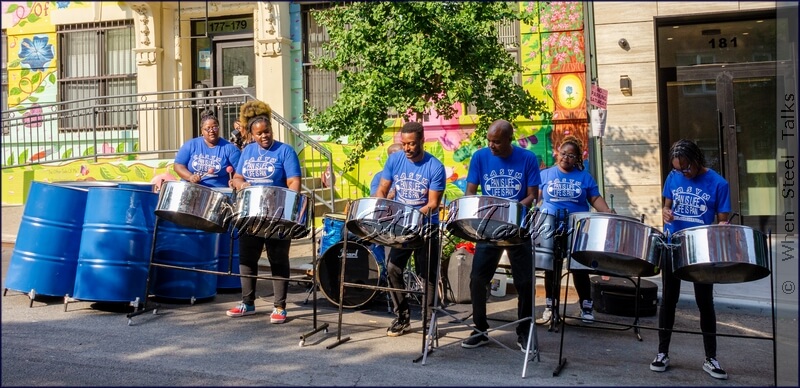 CASYM Steel Orchestra performs at the event