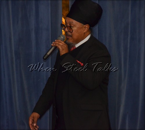 Ziah Lila, host of Eruption Steel Orchestra’s 2025 Christmas concert