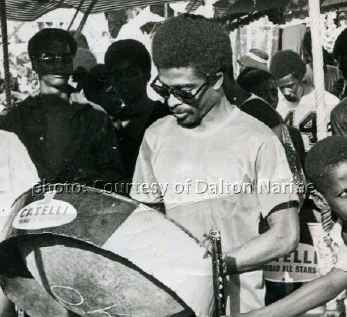 Dalton Narine with Catelli Trinidad All Stars on Carnival Tuesday on the way to the Savannah