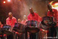 Desperadoes Steel Orchestra at PanJazz 2010 in Tobago