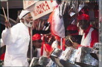 Pan arranger Zanda with Steel Xpressions fromTobago