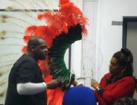 A demonstration in Mas-making at the 3rd steelpan conference