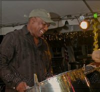 Composer, steelband arranger and panist Len 'Boogsie' Sharpe
