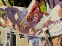 Image of pan being played