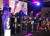 Antigua's Panache Steel Orchestra perform at Ebony Steel Orchestra's nineteenth annual steel pan Christmas concert in St. Maarten