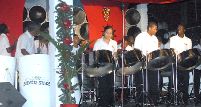 ilver Stars Steel Orchestra thrilled patrons with great music and some intriguing choreography