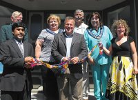 Ribbon-cutting ceremony at the opening of Charlotte Countys multicultural centre