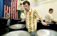 Akron Steel Drum Band practice