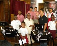 St. Xavier's students with PHI Instrument