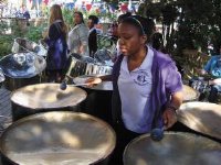 Steel band players from The Hornsey School for Girls - Going for Glory
