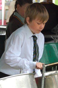 Lacey Green Academy's steel band