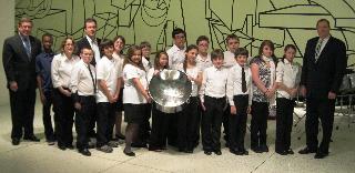 Herkimer Elementary Steel Drum Band plays in Albany