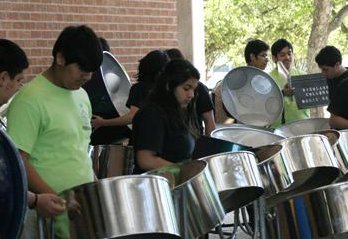 steelpan players