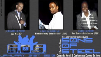 Sons of Steel 2013 flyer for Trinidad & Tobago