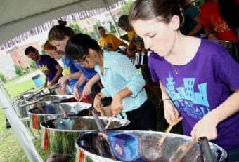 The 13th International Festival of Steelpan Montreal ended on July 7, with the annual competition presented to Vinet park.  We could hear the musicians including the Pan Coalition of Maine