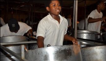 Sonatas Steel Orchestra 2013 Panyard Recording Session - in Pictures