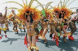 Carnival celebrations in Trinidad