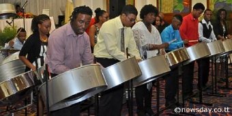 Graduates who took part in the Panorama Arranging North Workshop put on a stellar performance at the bpTT-sponsored Pan-in-Schools graduation ceremony.