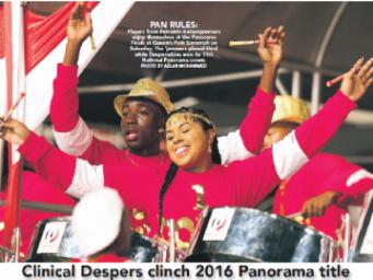 Clinical Despers clinch 2016 Panorama title