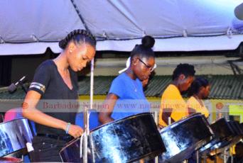 These students from the Combermere School Steel Orchestra were very well received during the DLPs Everything Bajan Evening of Pan