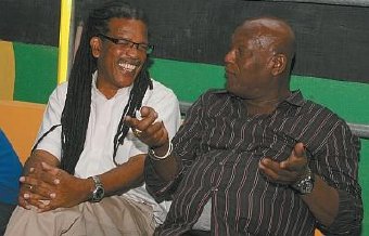 Bryon Serrette (left), pictured with with Keith Diaz