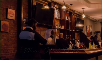 Pop-Up Art at the 333 Lounge - brainchild of Jamal Roberts