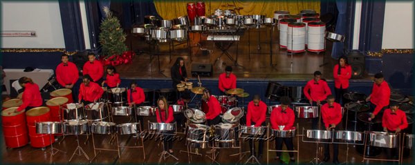 Jingle Bells and more performed by CrossFire Steel Orchestra