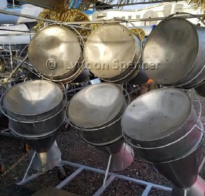 The Rocket Pan aka Ying Yang, Six Pan -- invented by the late, great Rudolph Charles of Desperadoes Steel Orchestra.