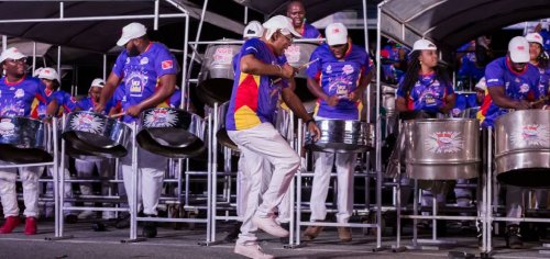 NGC Steel Xplosion members perform at THA Pan Champs last week at the Dwight Yorke Stadium, Bacolet. The band will be in action on Sunday in the National Panorama medium band finals at the same venue.