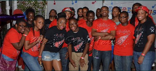 ADLIB Steel Orchestra after their performance of ‘What’s Going On’