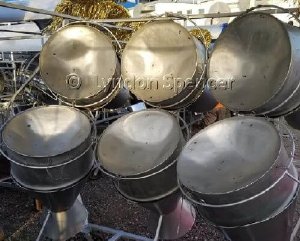 The Rocket Pan aka Ying Yang, Six Pan -- invented by the late, great Rudolph Charles of Desperadoes Steel Orchestra