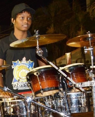 Keisha Codrington topped every category in the Republic Bank Steelpan Girl Power Diamonds all-female pan competition