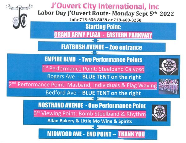 The early morning Labor Day J'Ouvert festival of costumes and performances will be returning in September