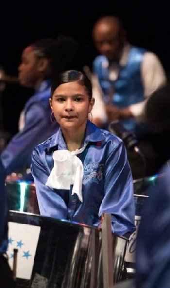 Aliyah Lau, vice-captain of Starlift Steel Orchestra
