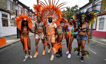 Notting Hill carnival revellers – the event will appear at Glastonbury for the first time this year