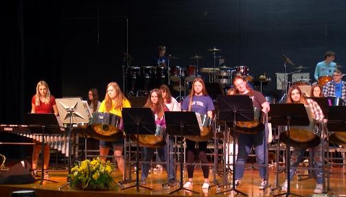 The Steel Drum Syndicate is the only band in Michigan with full sets of instruments for both the middle school and the high school