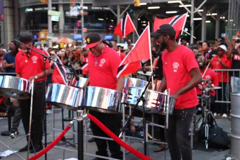 Historic ‘Pan in Times Square’ commemorates inaugural World Steelpan Day