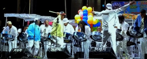 Metro Steel Orchestra of New York on stage for Panorama 2023