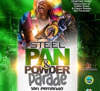 1st Steelpan & Powder Parade in San Fernando, November 2024